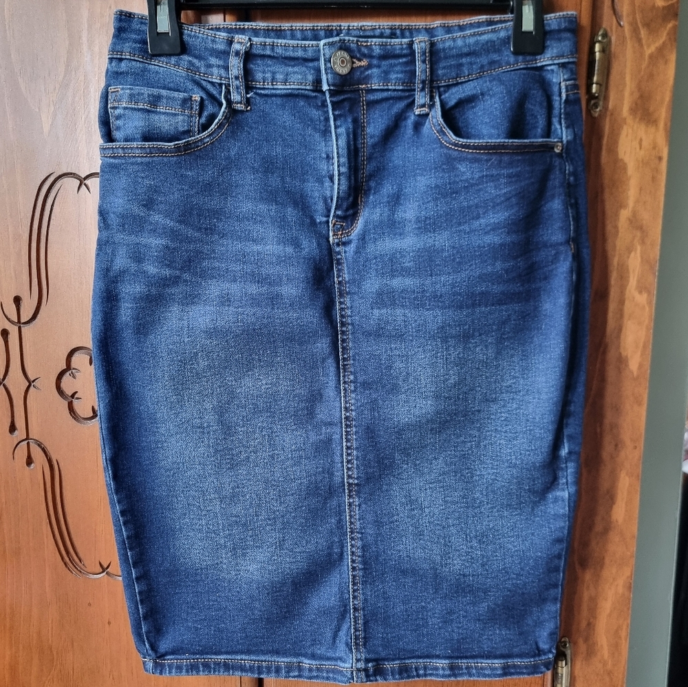 R Jeans Blue Denim Women's Jeans Skirt